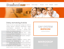 Tablet Screenshot of dentimedplus.com